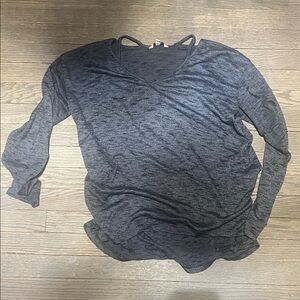Juicy Couture Heather Gray Long Sleeve Top